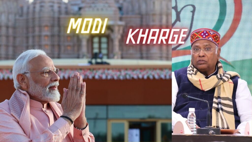 Kharge and Modi